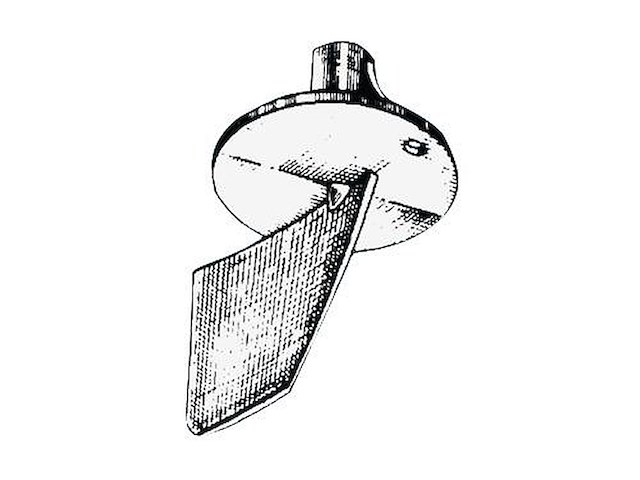 Pinna universale su piastra tonda - SELVA -