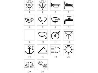 Bascula per interruttore Marina TOP - Luci quadro