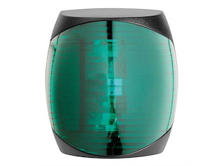 Luce di navigazione Sphera II corpo Nero - LED Verde