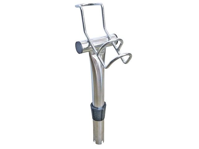 Reggicanna in acciaio inox per una canna