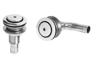 Sfiato inox 90° testa 45 mm