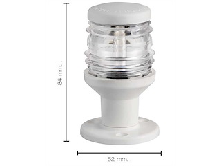 Luce di navigazione Utility Compact corpo Bianco - 360°