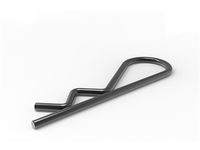 Coppiglie a R - Ø 2,5 mm - 3 Pezzi