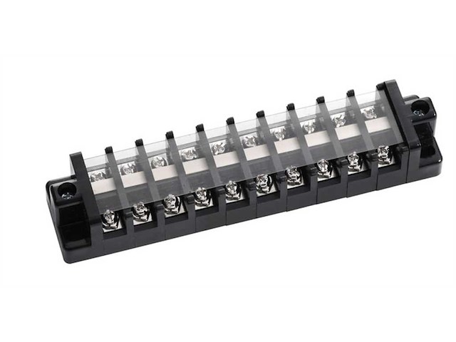 Morsettiere con coperchio di protezione - 20A / 10 Terminali -