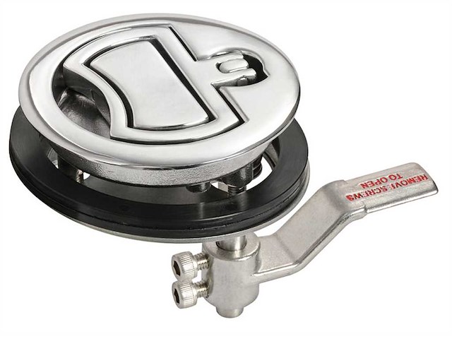 Alzapagliolo inox Ø 60 mm. - Senza serratura - 