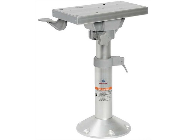 Supporto sedile slitta girevole - 280/380 mm. - Colonna Ø 73 mm. -