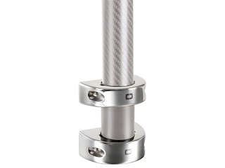 Boccola da parete per palo in carbonio Ø 38 mm