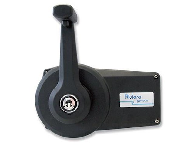 Scatola telecomando monoleva Riviera CM01 - Nera -