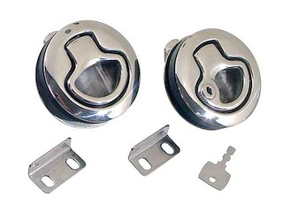 Alzapagliolo / chiusura sportelli - con serratura -