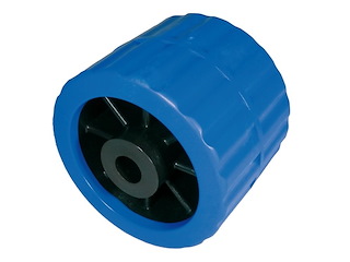 Rullo laterale per carrelli - 100 x 75 mm. / Foro da 15 mm - Blu