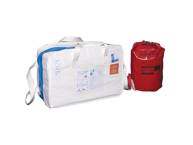 Zattera oceanica SYNTESY 9650 + GRAB BAG 10 Pax - Valigia