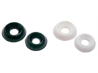 Orlo sottovite - Bianco Ø 4 mm. - 10 Pezzi -