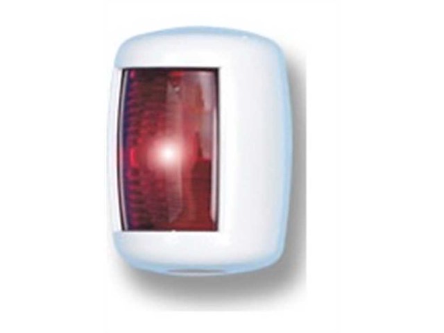 Fanale di via Nettuno corpo bianco luce rossa