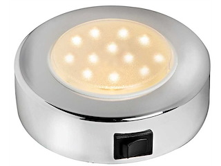 Plafoniera Batsystem Sun x esterno - Cromata Lampada Led -