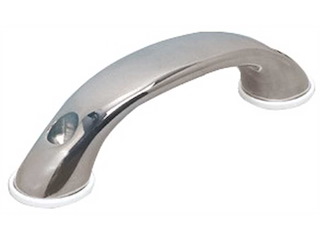 Maniglia in acciaio inox forma ellittica - Viti passanti -