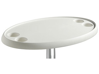 Piano tavolo ovale 762 x 457 mm