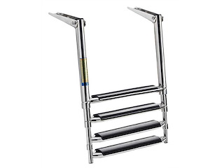 Scaletta telescopica BIG per plancetta 4 gradini