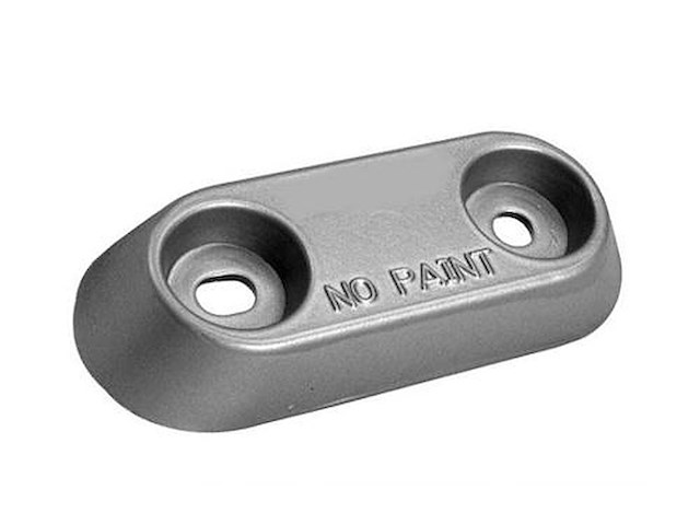 Piastra zinco tipo Vetus 150 mm.