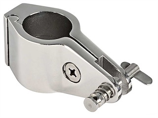 Giunto apribile per capottine con perno a molla in acciaio inox 22 mm