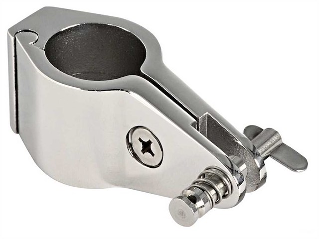 Giunto apribile per capottine con perno a molla in acciaio inox 22 mm