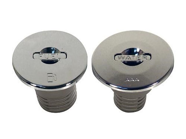 Tappo imbarco acqua in acciaio inox "WATER" collo 38 mm