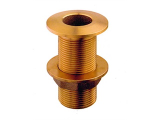 Scarico a mare filettato in bronzo - 1' -