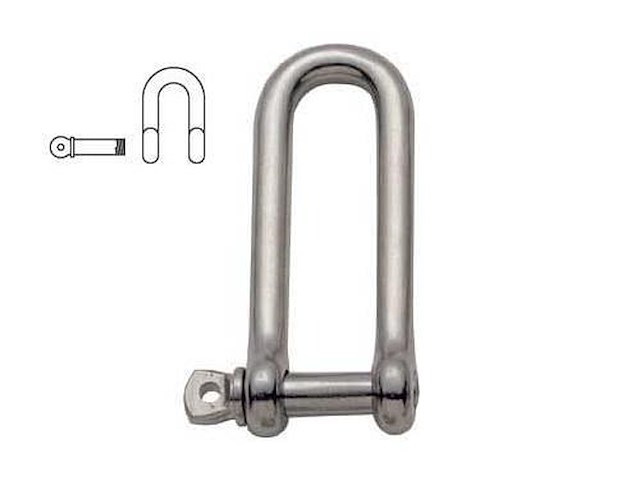 Grillo in acciaio inox mod. lungo 4 x 32 mm