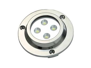 Luce subacquea a 4 led - luce bianca -