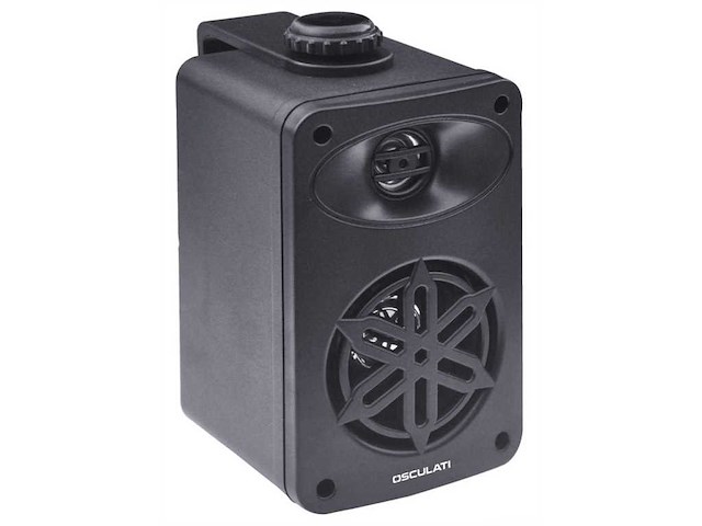 Casse stereo 2 vie per interno nere 3" - 2X80W