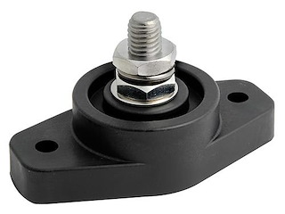 Nodo di giunzione cavi elettrici - Mod. Mini - Perno 6 mm. -