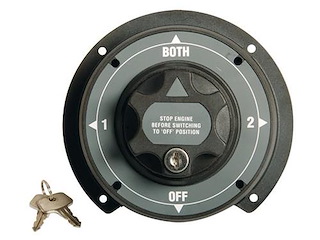 Deviatore con serratura per batterie Heavy Duty