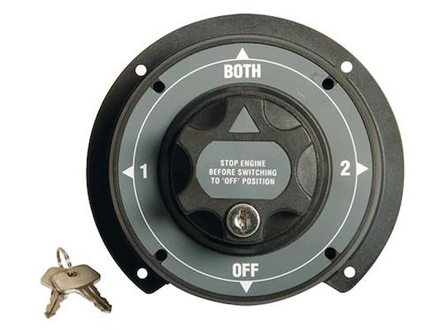 Deviatore con serratura per batterie Heavy Duty