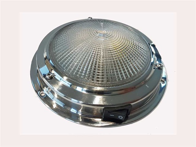 Plafoniera Classic in acciaio inox - 170 mm