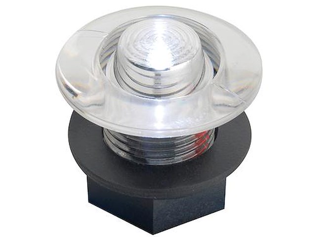 Luce di cortesia tonda 1 led - luce bianca -