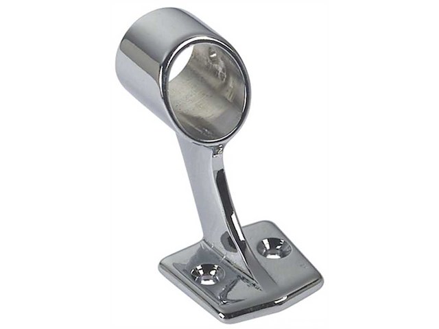 Supporto per corrimano in ottone cromato - Centrale -