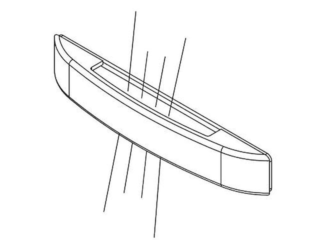 Luce di cortesia a Led - Luce Bianca verso il basso e alto -