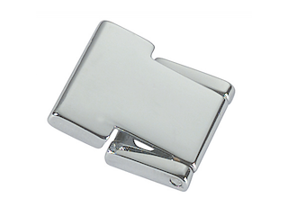 Cerniere in ottone cromato 34 x 28 mm