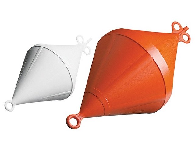 Gavitello biconico - 103 x 50 cm - BIANCO -