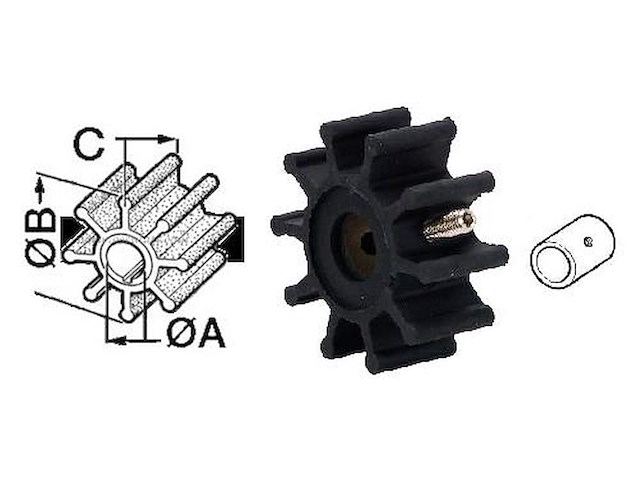 Girante compatibile per EB - Jabsco - 18653.0001