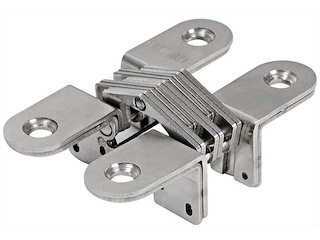 Coppia di cerniere a scomparsa - portata 10 kg