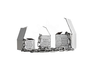 Spezzone catena in acciaio inox Aisi 316 - Ø 6 mm. -