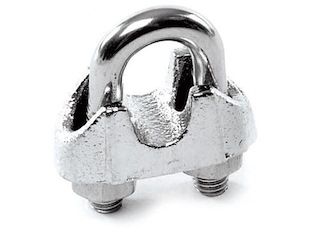 Morsetto a cavallotto per cavi da 11/12 mm