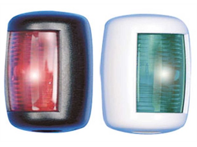 Fanale di via Nettuno a LED corpo bianco luce verde