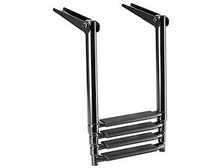 Scaletta telescopica Black Line - 4 gradini -