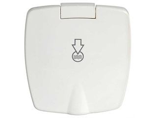 Riduttore di pressione New Edge ad incasso - Bianco