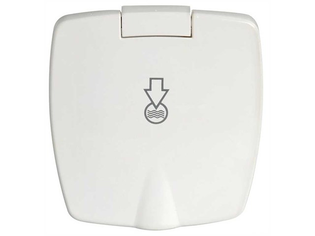 Riduttore di pressione New Edge ad incasso - Bianco