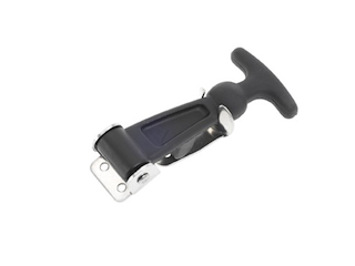 Ferma oblò in acciaio inox e gomma - 2 pz. -