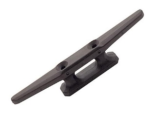 Bitta in nylon nero - 225 mm. -