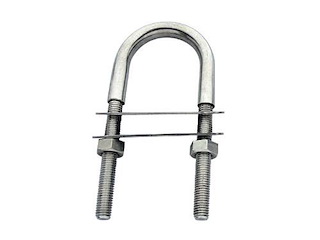 Golfare a cavallotto in acciaio inox 10 x 135 mm