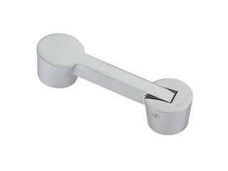 Cerniera in ottone cromato a filo per gavoni